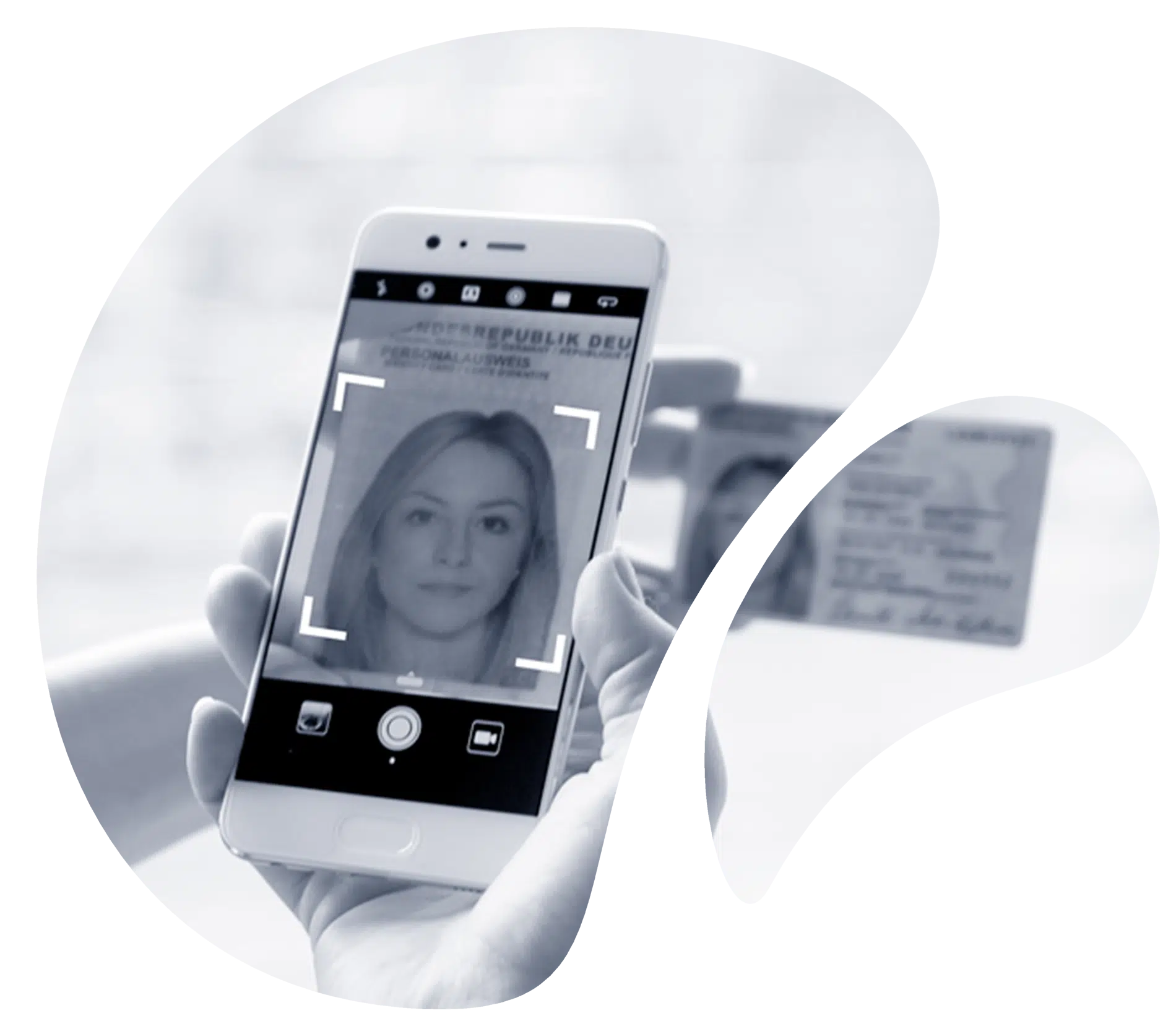 Online identity verification with BioID PhotoVerify on phone API